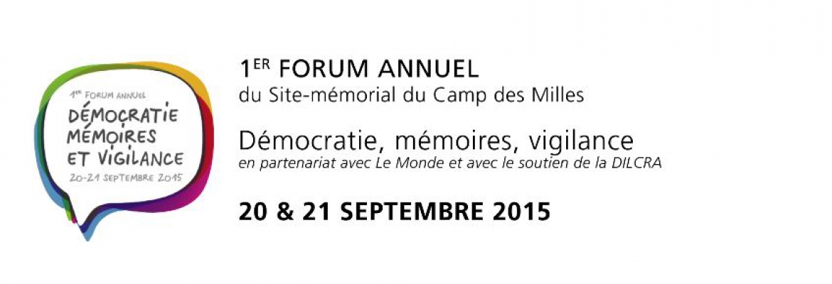 1er forum du Site-Mémorial du Camp des Milles